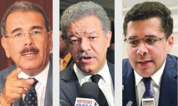 Encuesta da favoritos a Leonel, Danilo y Collado.