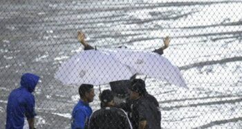 Tras suspensión del juego de anoche, se jugara hoy a la 3:00 de la tarde en Santiago