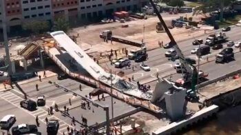 Varios muertos y heridos en MIAMI tras caer un puente peatonal