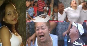 Los llantos de un pueblo entero en el Velatorio de un feminicidio a puñaladas.