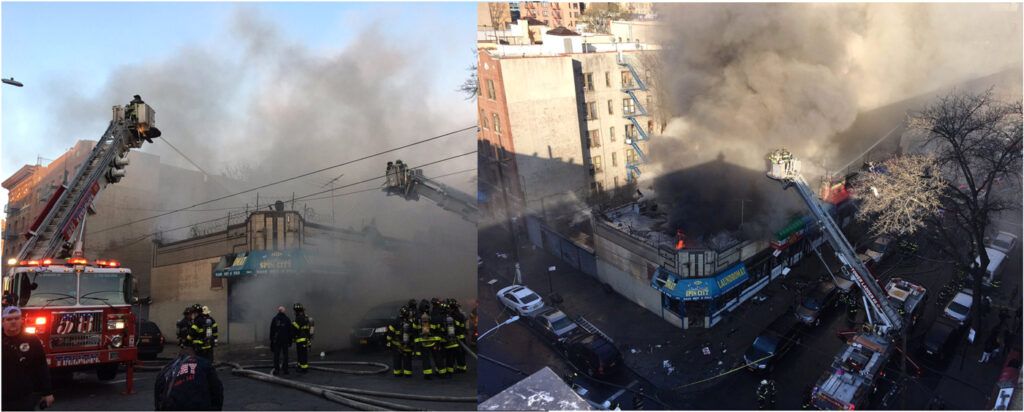 Varios negocios dominicanos en Bronx son destruidos por incendio