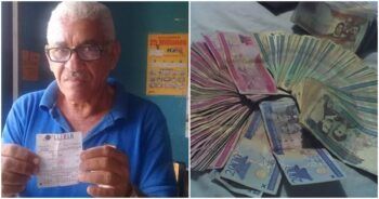 un ticket de lotería falso engañaron al farmacéutico Luis Feliz (Luisin)