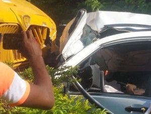 Dos muertos y 17 heridos tras accidente en la carretera Sosúa – Cabarete
