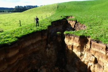 En Nueva Zelanda también apareció una grieta similar a la de África. ¿Por qué?