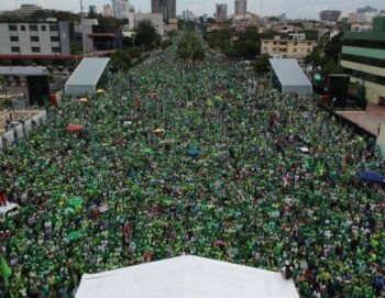 Dominicanos marcharon contra la corrupción y la impunidad