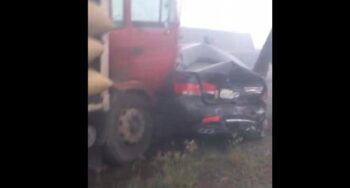 Humareda en autopista Duarte provoca choque múltiple