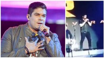 [video] Jerry Rivera sufre caída  durante concierto