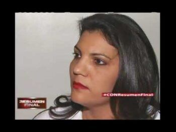 Expareja de dirigente político Luis Ynchausti muestra video de agresión