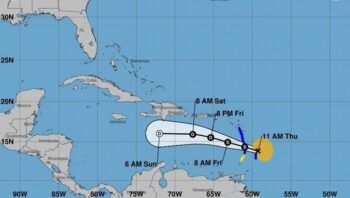 Tormenta Kirk traerá intensas lluvias al país el fin de semana