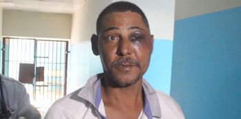 Trató de golpear a su esposa y ésta lo maja fuertemente a trompadas.