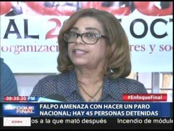 FALPO amenaza con hacer un paro nacional