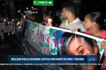 Familiares y amigos de Emely hacen vigilia para exigir justicia.