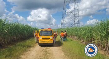 La falta de combustibles fue la causa de la caída del helicóptero en La Romana