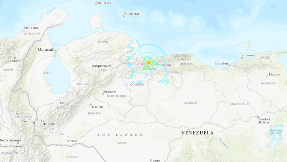 Venezuela es sacudida por sismo de magnitud 5,5