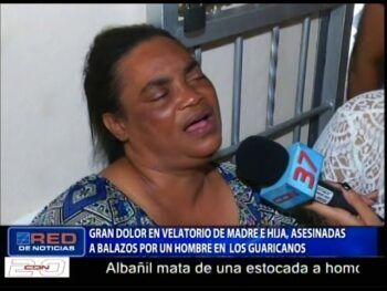 Gran dolor en velatorio de madre e hija asesinadas a balazos por un hombre en  Los Guaricanos