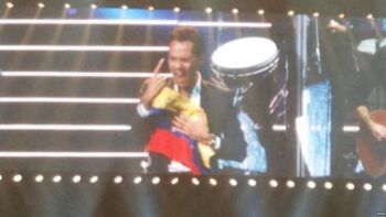 Marc Anthony pide a Venezuela «paciencia y fe»