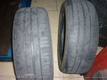 Si tiene gomas lisas en tu vehículo tendrás problemas en lo adelante