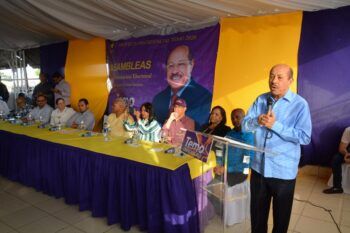 Temístocles Montás promete combatir fuertemente la corrupción y la delincuencia en un gobierno suyo.