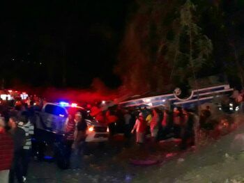 VIDEO: Accidente deja cuatro muertos y varios heridos en carreta Jarabacoa-La Vega