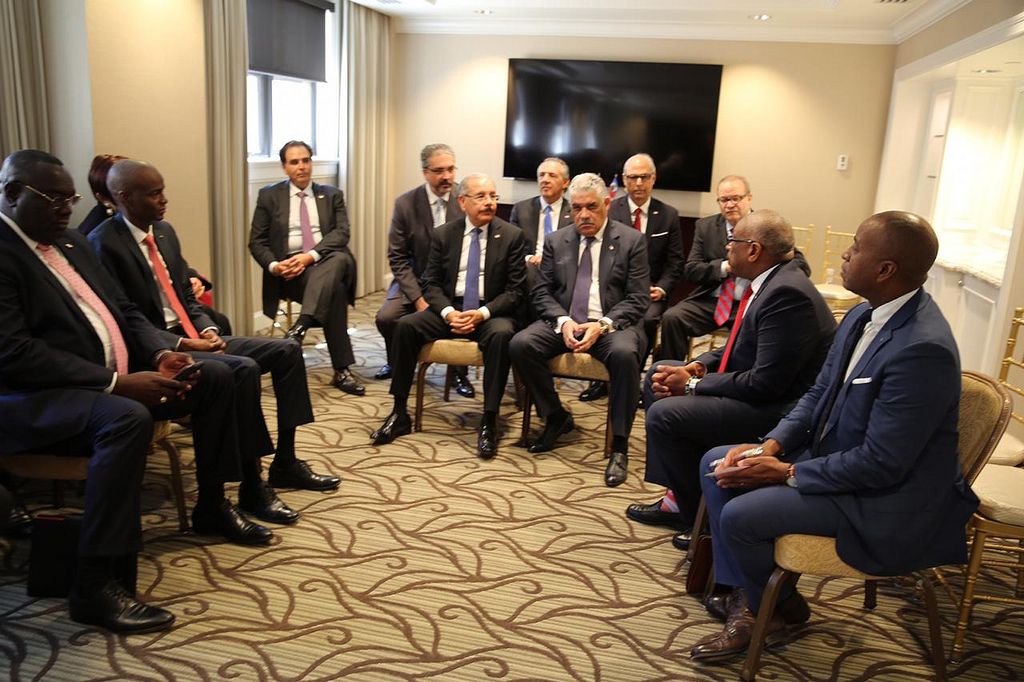 Previo a encuentro con Donald Trump, Danilo Medina se reúne con los demás gobernantes de los países caribeño