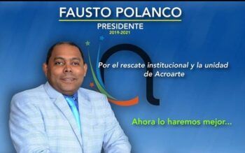Fausto Polanco busca ser presidente de Acroarte 2019-2021