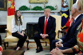 Trump en reunión con esposa de Guaidó: «Rusia tiene que salir de Venezuela»