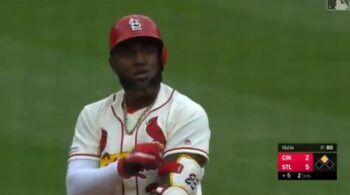Video: El dominicano Marcell Ozuna conectó un jonrón de tres carreras