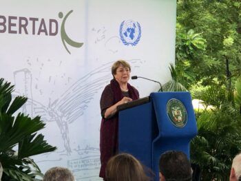 Michelle Bachelet advierte sobre los retrocesos en el acuerdo político de los derechos humanos