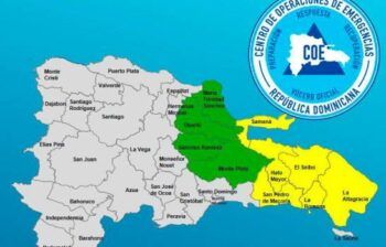 COE emite alerta para 10 provincias por tormenta Dorian