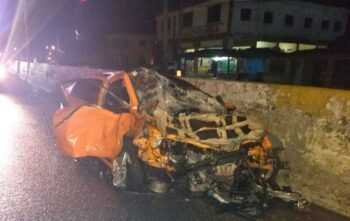 Accidente deja dos personas muertas próximo a Boca Chica