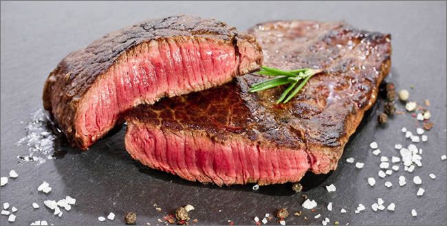 Comer carne mal cocida casi le cuesta la vida