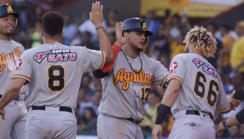 Águilas blanquean a los Gigantes y suben al tercer puesto