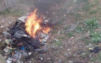 Hombre quema su casa por estar quemando basura