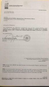 La Fuerza del Pueblo ya tiene nuevo himno, bandera, símbolo y siglas