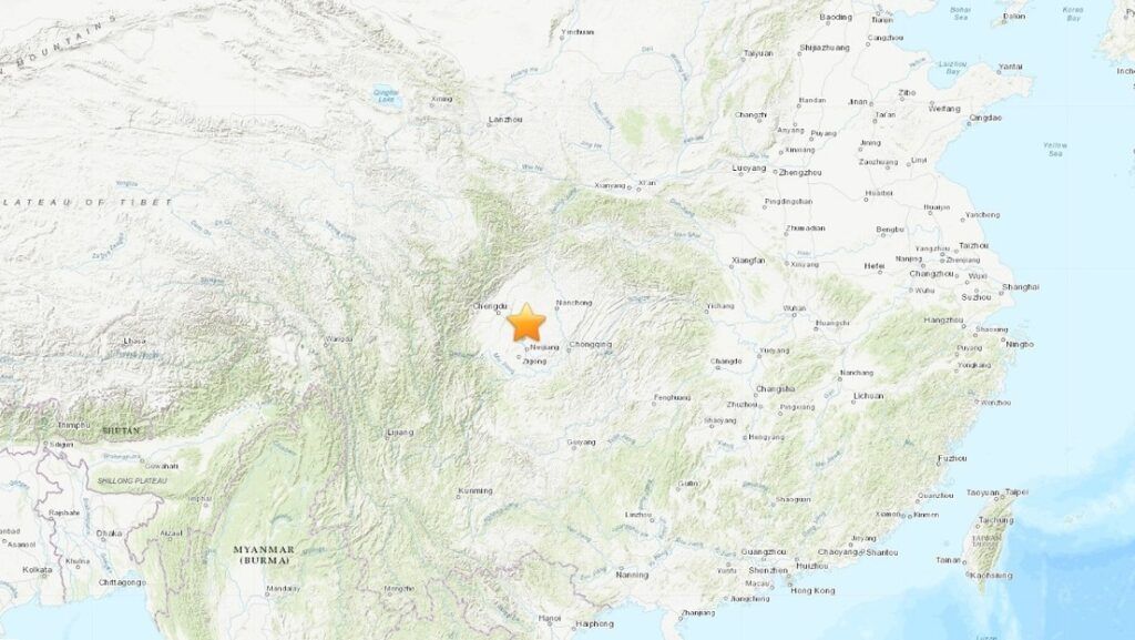 Terremoto en China este domingo
