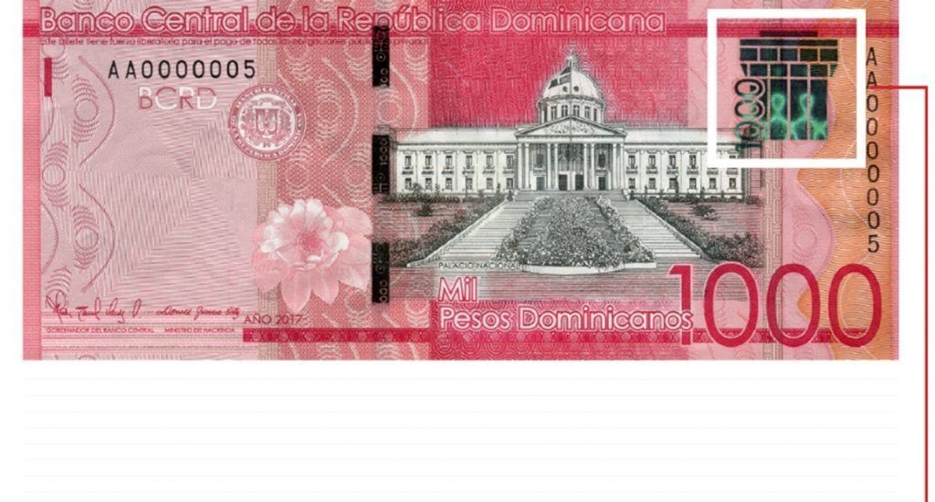 Banco Central emite nuevo billete de RD$1,000