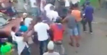 Caravana del PLD en Puerto Plata termina a tiros y botellazos