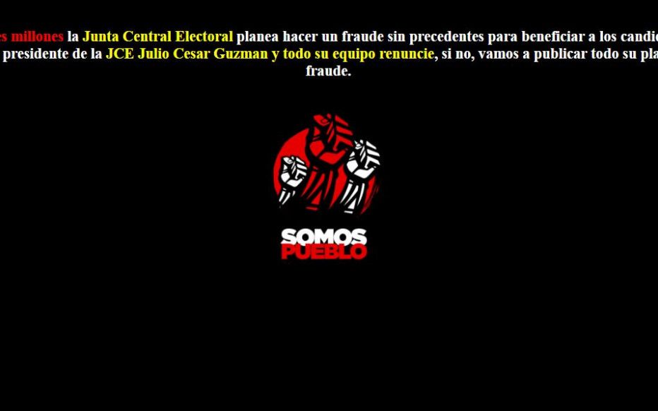 Hackean web del Listín Diario