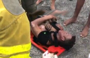 Joven casi pierde la vida volando chichigua