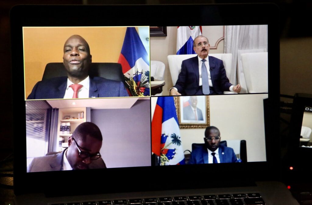 Danilo Medina sostuvo videoconferencia con su homólogo, de Haití,Jovenel Moise