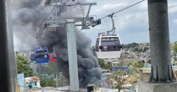Paralizan el teleférico debido a incendio