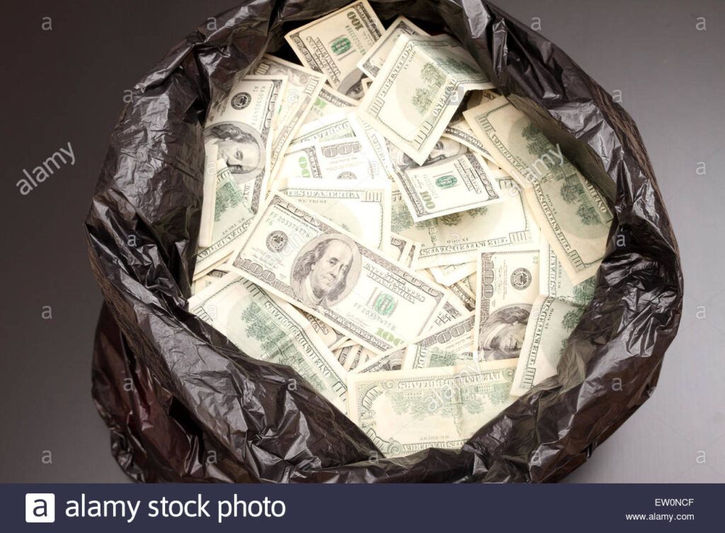 Familia halla un millón de dólares en bolsa de basura mientras paseaba
