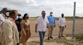 Presidente  Abinader llega a Pedernales