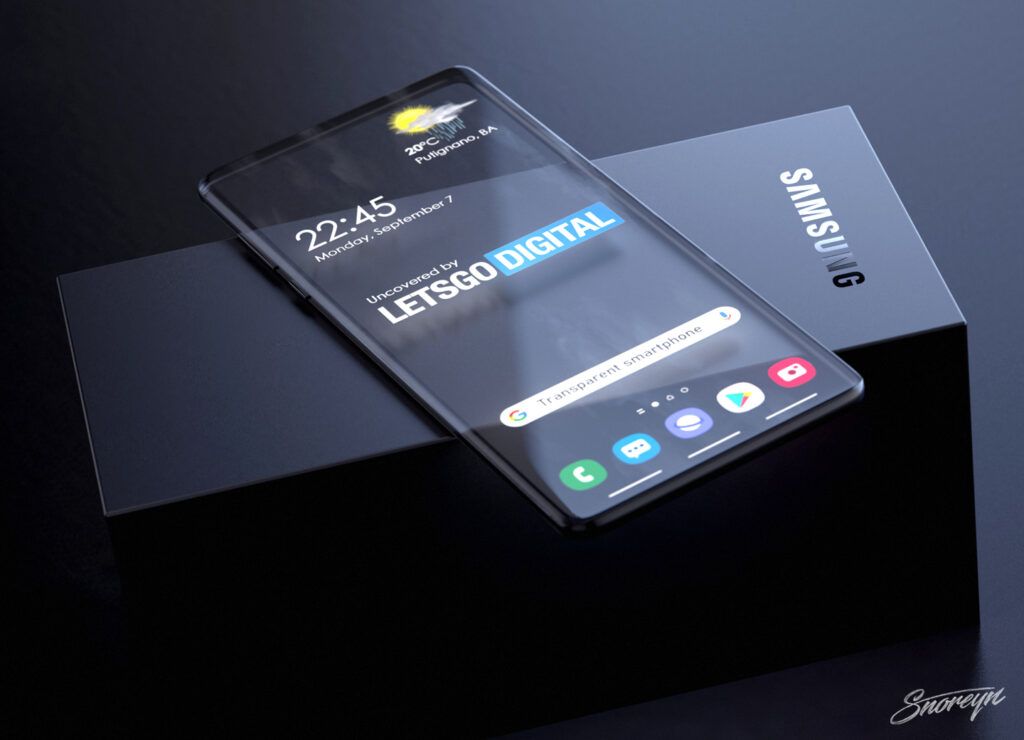 Samsung esta planeando fabricar un ‘smartphone’ con pantalla completamente transparente