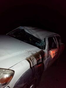 Equipo de prensa de SIN sufre accidente en autopista Duarte