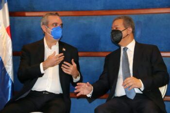 Abinader se reúne con Leonel Fernández en Funglode