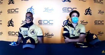 Jugadora Tavárez y Goris destacan la buena vibra que se vive en Águilas