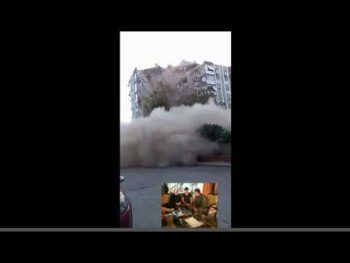 Edificio residencial se derrumba en Turquía tras terremoto