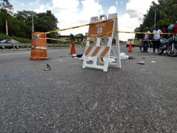 Dos muertos en la seis de noviembre tras accidentarse en una motocicleta