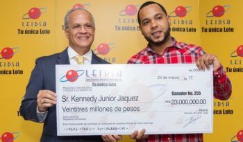 Hombre ganó RD$23 millones en (Leidsa) y lo perdió en lo que dicen berenjena
